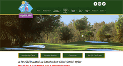Desktop Screenshot of paradise-golf.com